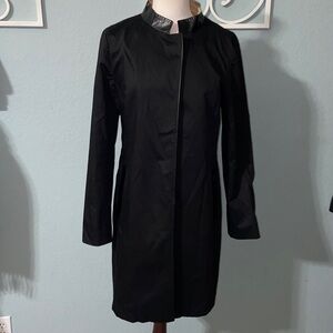 Like new Cinzia Rocca trench Coat stand up collar